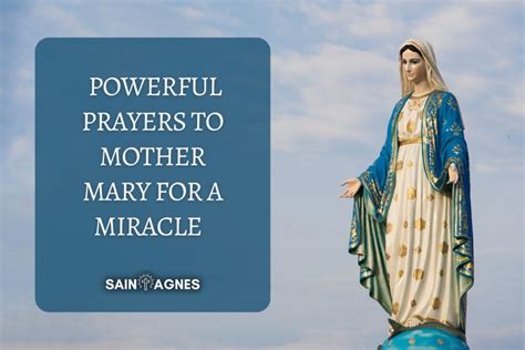 5 Very Powerful Prayers To Mother Mary For A Miracle