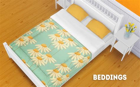 Beddings 20 Recolors At Lina Cherie The Sims 4 Catalog