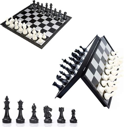 Wohlstand International Chess Set Magnetic Travel Chess Set Foldable