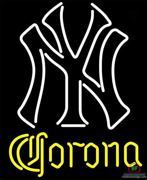 Corona New York Yankees Neon Sign Mlb Teams Neon Light Yankees Baby