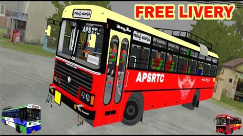 Apsrtc Livery Tsrtc Livery Old Red Bus Ts Apsrtc Bus Mod By Cj