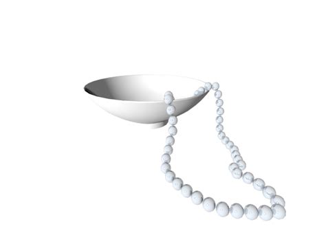Pearl Necklace 3d Model 3ds Max Files Free Download Modeling 21274 On