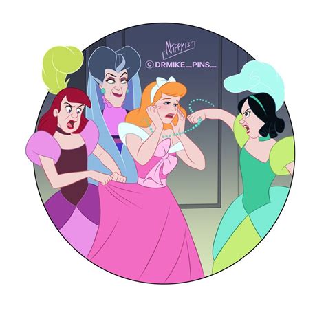 Collab With Drmikepins Cinderella Disney Stepsisters Animation