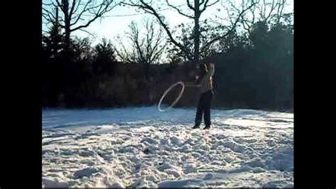 Lazy Snow Hooping Month Hoopversary Youtube