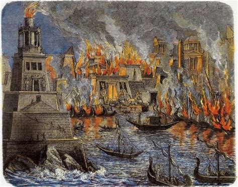 The founding of the library of alexandria, actually two or more libraries, is obscure. Library of Alexandria Burning