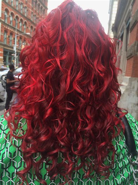 Dark Red Hair Color Shades Of Red Hair Bright Red Hair Layered Curly Hair Colored Curly Hair