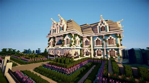 Modern Mansion Map Minecraft Eryoutube