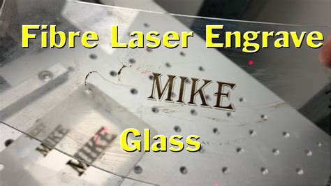 Fibre Laser Glass Use Your Fiber Laser To Engrave On The Reverse Side Of Glass Youtube