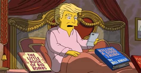 The Simpsons Puts A Deeply Dark Twist On Trumps 1st 100 Days Huffpost