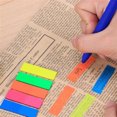 Plastic Self Adhesive Sticky Notes Memo Pad Notebook Category Etsy