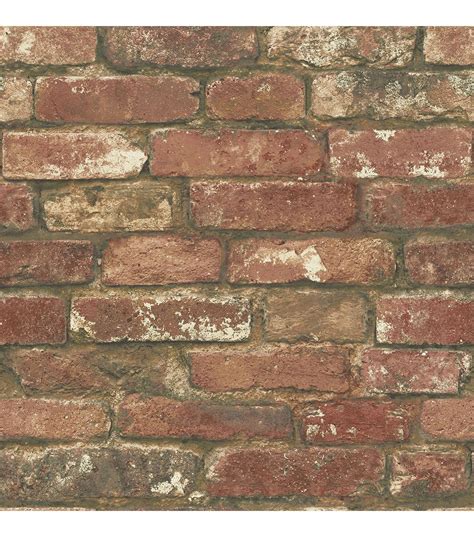 WallPops NuWallpaper Peel & Stick Wallpaper West End Brick | JOANN | Casas de ladrillo, Ladrillo ...