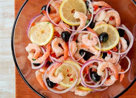 It's especially convenient when you can do all the work in advance, even the night before, like this recipe. Marinated Shrimp Salad (With images) | Marinated shrimp ...
