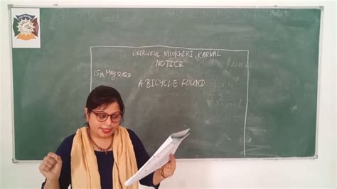 You can learn cursive hand. Class 8 English Notice Writing part 2 - YouTube