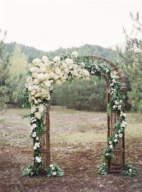 Rustic Wedding Arch With White Flowers And Branches What A Beautiful