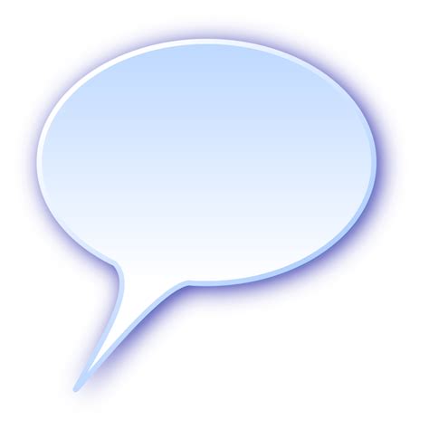 3d Rounded Speech Bubble Openclipart