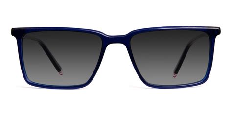 Cheadle 6 S Blue Tinted Rectangular Sunglasses Specscart®