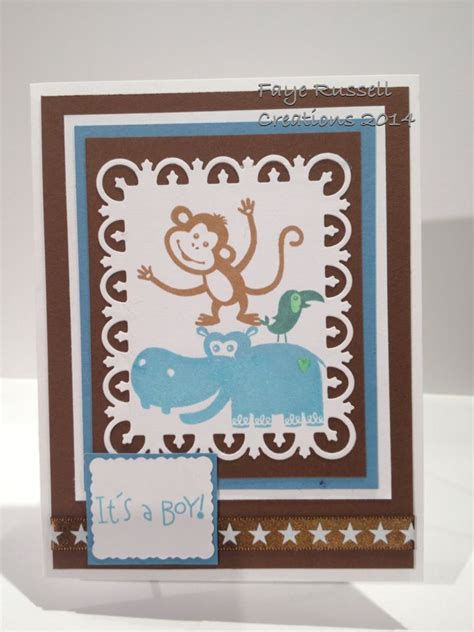 All send love and good wishes to their near and dear.and for that handmade card is most popular way.and big issue is that how to decorate. CTMH Wild Wonders Occasions baby card | Cards handmade, Paper decorations, Ctmh cards