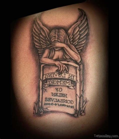 60 Most Amazing Memorial Angel Tattoos For Back Tattoo Designs