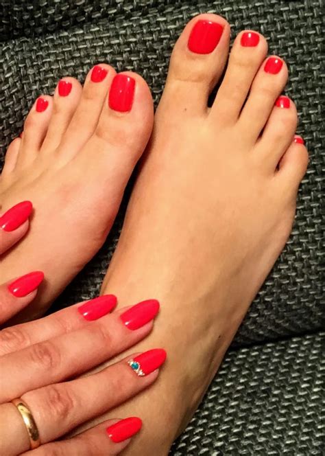 Pin On Long Red Beautiful Toes