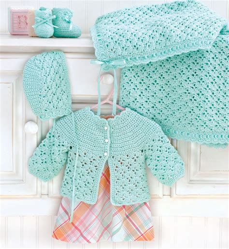 My Very First Layette In 2020 Crochet Baby Patterns Crochet Baby