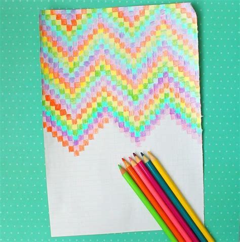 Easy Grid Graph Paper Art Design Ideas For Kids Art Projects For