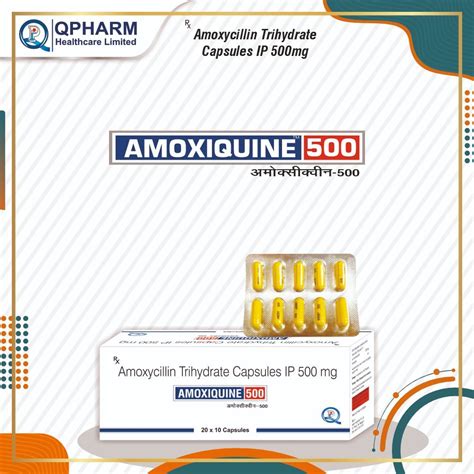 Amoxycillin 500mg Capsule At Rs 1357box Pharmaceutical Capsules In