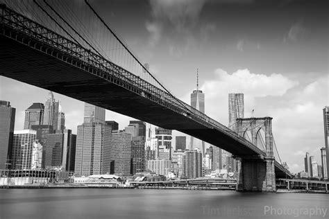 Brooklyn Bridge Black And White Tim Jackson Photography