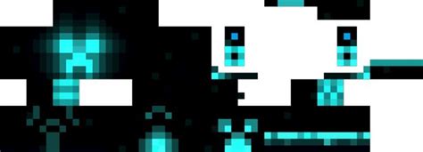 Creeper Azul Minecraft Pe Minecraft Skins Creeper Skins For
