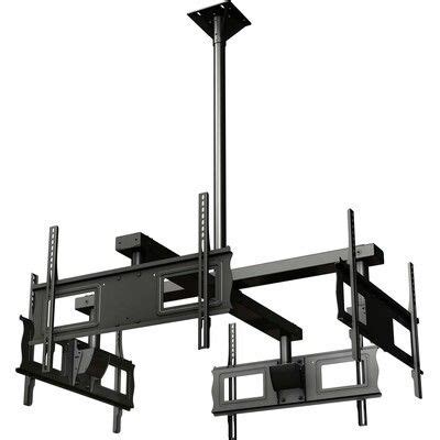 • this ceiling tv mount supports vesa mount compatible tvs from 32 to 75 in size, with a weight capacity of up to 110 lb. Four-sided ceiling tv mount (With images) | Wall mounted ...