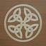 Custom Celtic Knot Square Wood Medallion  Oshkosh Designs