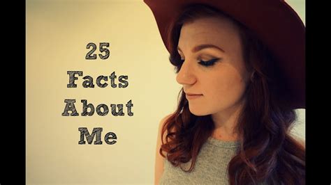 25 Facts About Me Youtube