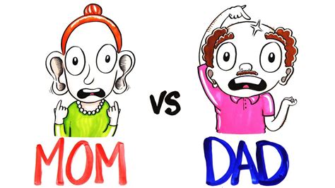 mom vs dad what did you inherit youtube