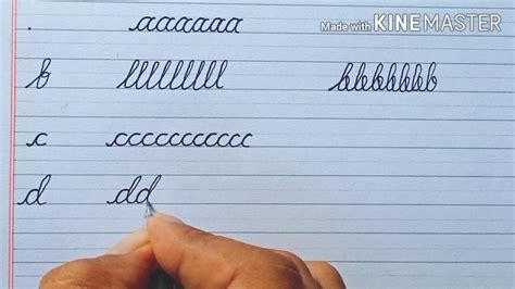 Maybe you would like to learn more about one of these? How to write cursive small letter practice for beginners ...