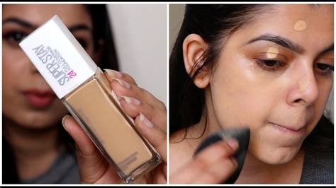 Maybelline Superstay Foundation Review YouTube