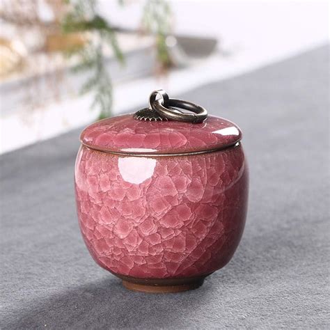 ZY FC Mini Cremation Urn Burial Ceramic Classic Souvenir Urn Hand Made