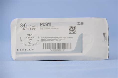 Ethicon Suture Z258h 3 0 Pds Ii Clear 27 Ct 1 Taper Esutures
