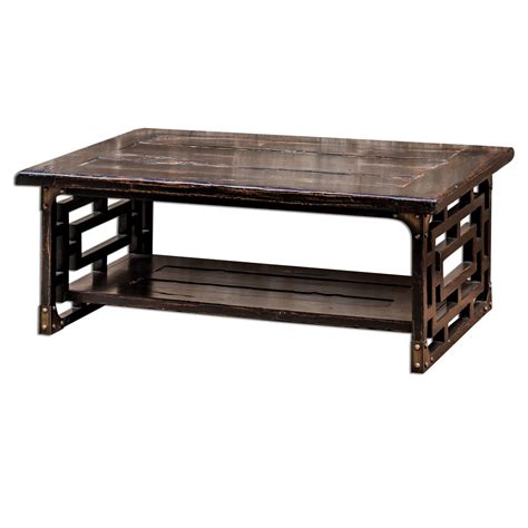 The beauty of the samuelle coffee table lies not only in its stunning craftsmanship, but also in its history. Uttermost Deron Wooden Coffee Table UTTERMOST-25600 at ...