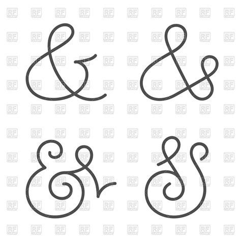 Symbols For Wedding Invitations Elegant And Stylish Custom Ampersands