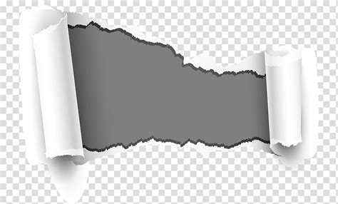 Ripped torn paper banner wide background. Paper Tearing, Tear effect, gray and white paper ...
