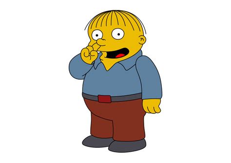 Ralph Wiggum Simpsons Free Vector - SuperAwesomeVectors