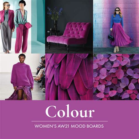 Autumnwinter 20212022 Womens Colour Trends Mood Boards