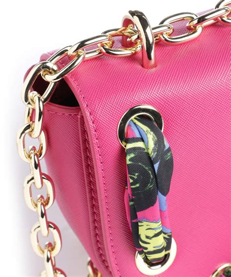 versace jeans couture thelma classic crossbody bag synthetic pink e74va4bac zs467 406
