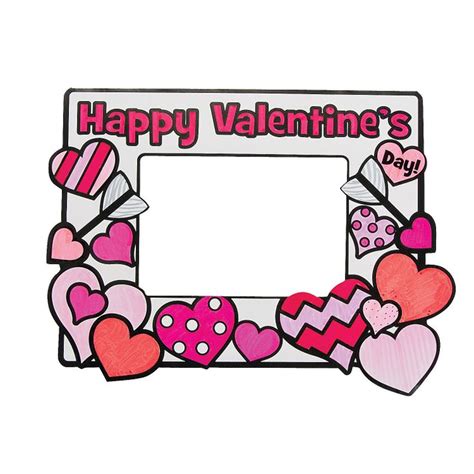 Color Your Own Valentine Picture Frames Discontinued Valentine