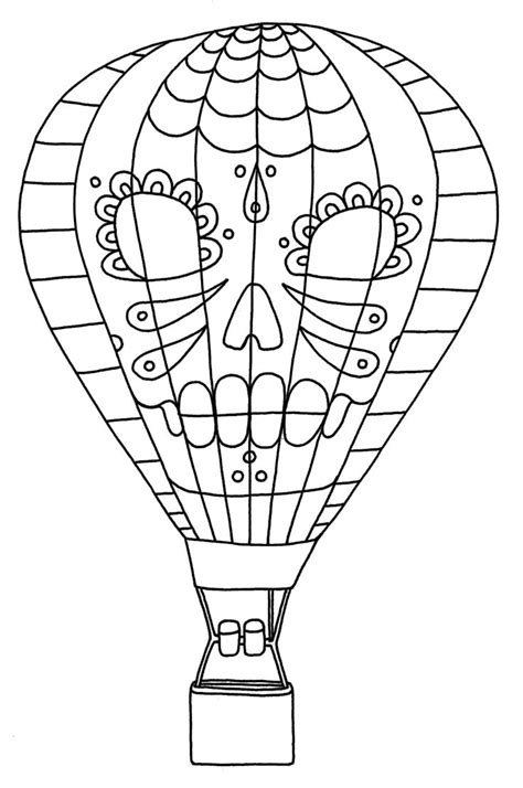 Facebook twitter reddit pinterest email. hot air balloon coloring page | Winter Carnival ...