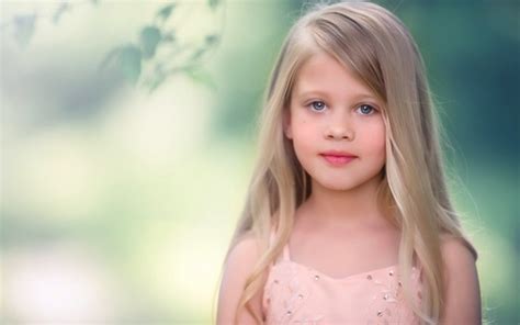 Pretty Cute Little Girl Stock Photo 03 Free Download