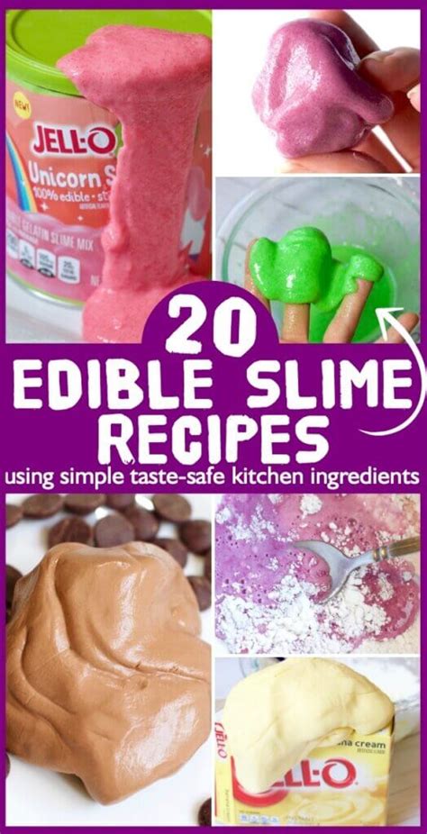 The Best Edible Slime Recipes Easy And Fun Homemade Slime
