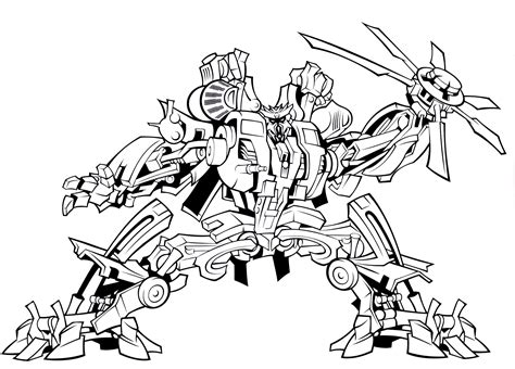 Bulkhead Transformer Coloring Page | Transformers coloring pages