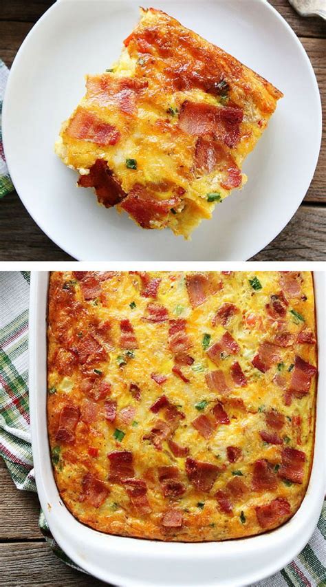 Bacon Potato And Egg Casserole This Easy Breakfast Casserole Is