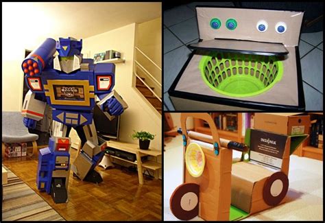 Things You Can Make With Cardboard Boxes That Will Blow