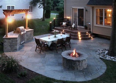 Stones can give off that polished and sophisticated look on your patio designs. A CLASSIC OUTDOOR LIVING SOLUTION Stone Patios For many ...